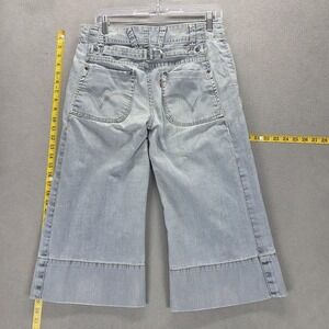 Vintage Levis Engineered Jeans Womens Blue Wide Leg Baggy Buckle Back Fits 30x19
